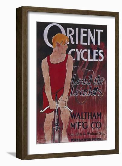 Vintage Bicycle-null-Framed Giclee Print