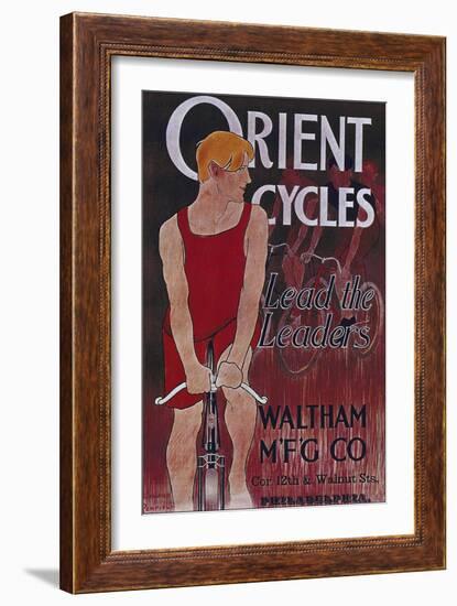 Vintage Bicycle-null-Framed Giclee Print