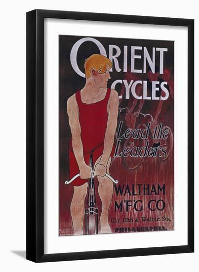 Vintage Bicycle-null-Framed Giclee Print