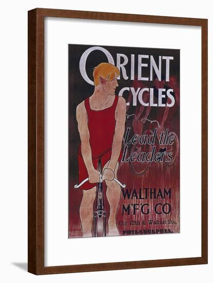 Vintage Bicycle-null-Framed Giclee Print