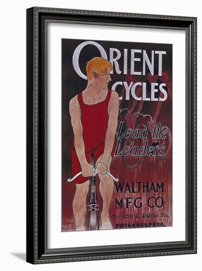 Vintage Bicycle-null-Framed Giclee Print