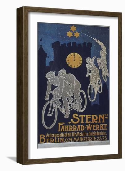 Vintage Bicycle--Framed Giclee Print