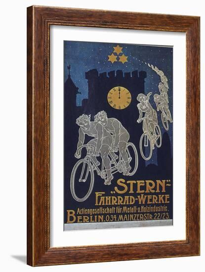 Vintage Bicycle-null-Framed Giclee Print