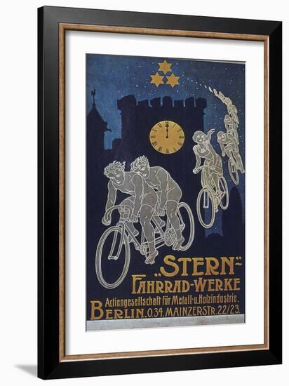 Vintage Bicycle-null-Framed Giclee Print