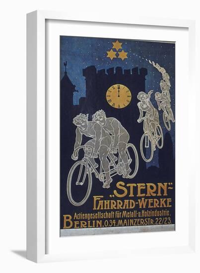 Vintage Bicycle--Framed Giclee Print