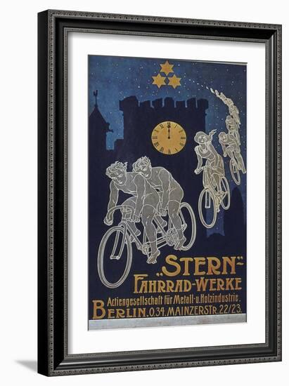 Vintage Bicycle-null-Framed Giclee Print