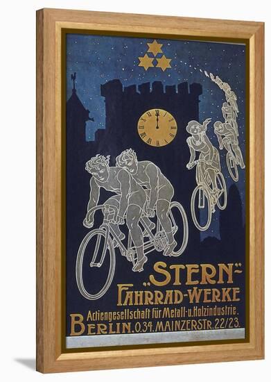 Vintage Bicycle-null-Framed Premier Image Canvas