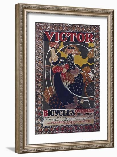 Vintage Bicycle-null-Framed Giclee Print