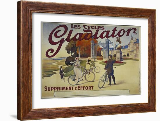 Vintage Bicycle-null-Framed Giclee Print