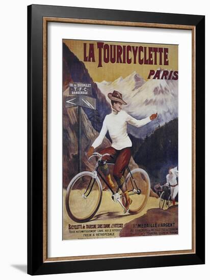 Vintage Bicycle-null-Framed Giclee Print