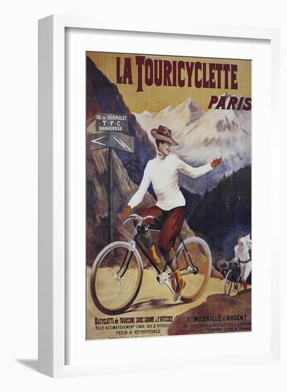 Vintage Bicycle-null-Framed Giclee Print