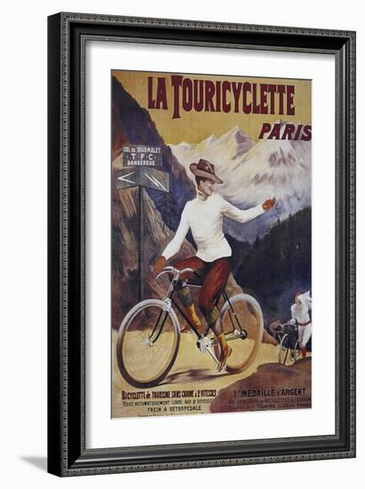 Vintage Bicycle-null-Framed Giclee Print