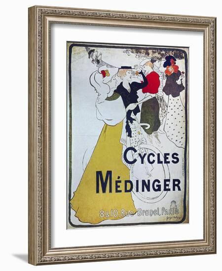 Vintage Bicycle-null-Framed Giclee Print