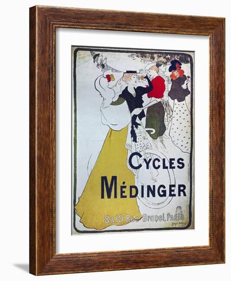 Vintage Bicycle-null-Framed Giclee Print