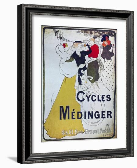 Vintage Bicycle-null-Framed Giclee Print