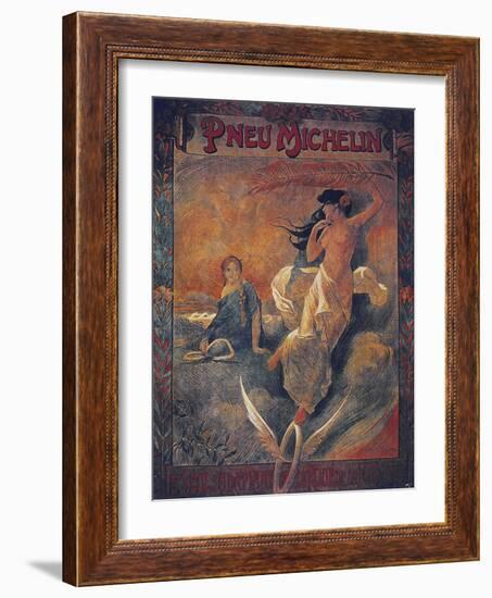 Vintage Bicycle-null-Framed Giclee Print