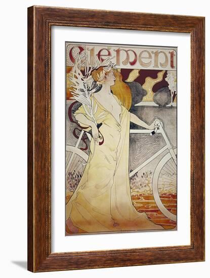 Vintage Bicycle-null-Framed Giclee Print