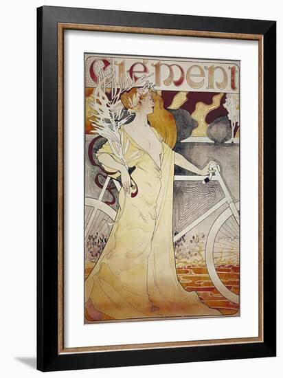 Vintage Bicycle-null-Framed Giclee Print