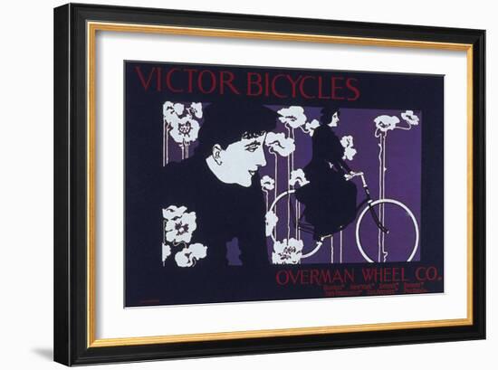 Vintage Bicycle-null-Framed Giclee Print