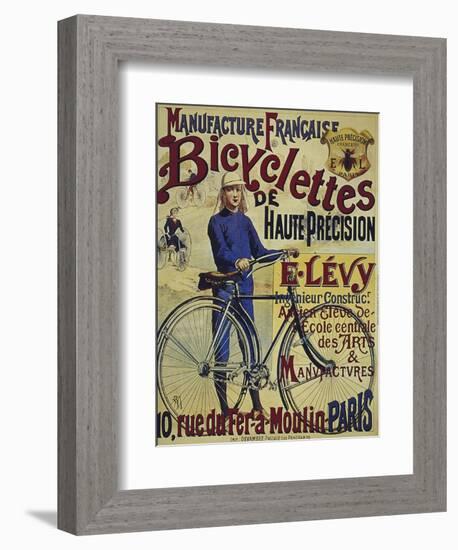 Vintage Bicycle-null-Framed Giclee Print