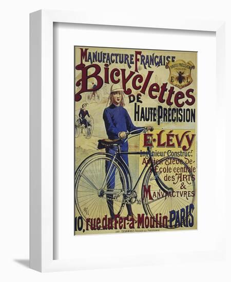 Vintage Bicycle-null-Framed Giclee Print