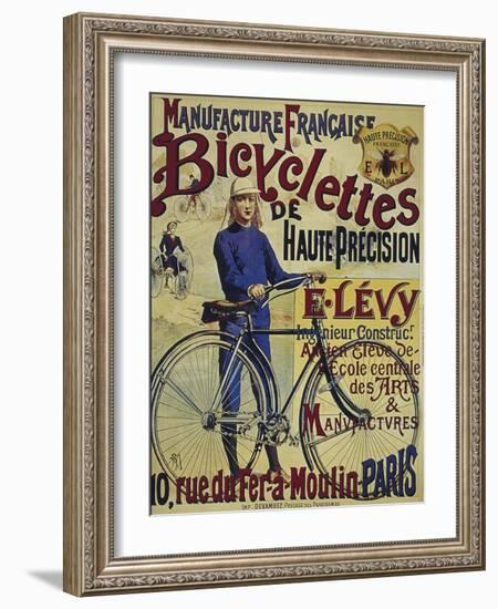 Vintage Bicycle-null-Framed Giclee Print