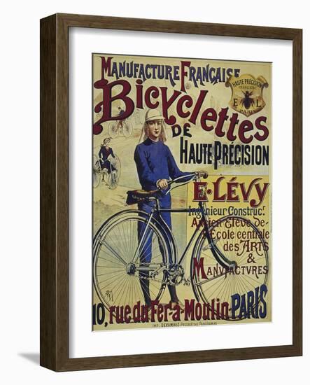 Vintage Bicycle-null-Framed Giclee Print