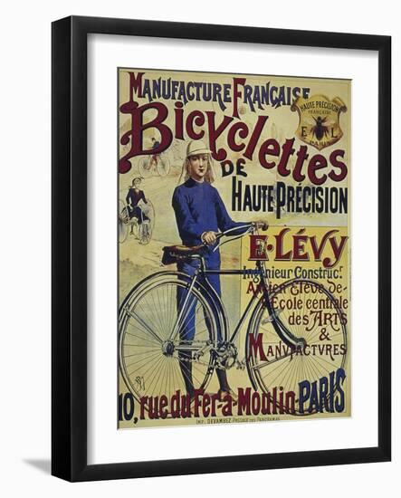 Vintage Bicycle-null-Framed Giclee Print