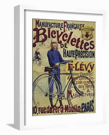 Vintage Bicycle-null-Framed Giclee Print