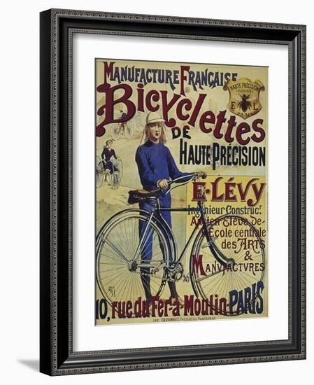 Vintage Bicycle-null-Framed Giclee Print