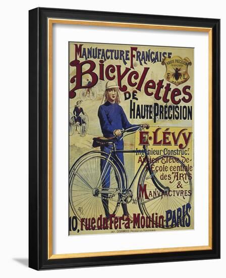 Vintage Bicycle-null-Framed Giclee Print