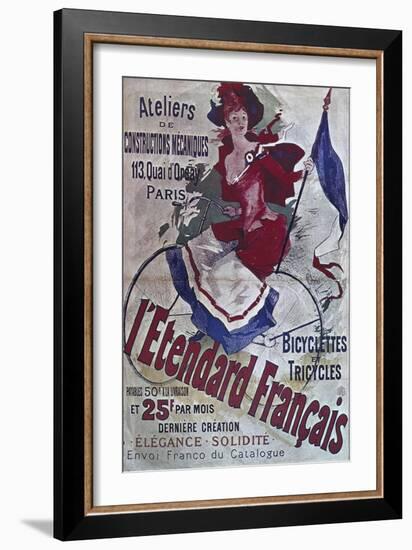 Vintage Bicycle-null-Framed Giclee Print