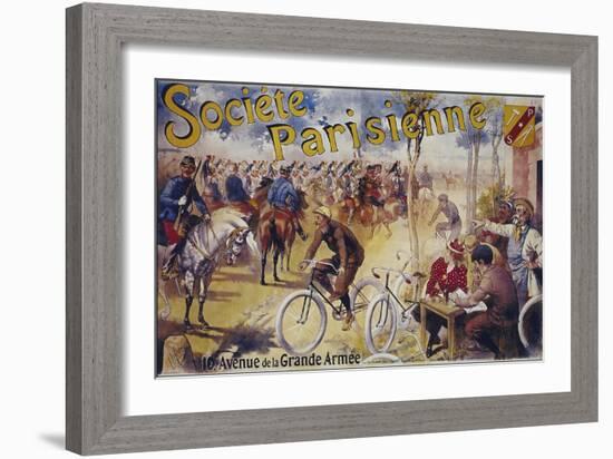 Vintage Bicycle-null-Framed Giclee Print