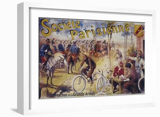 Vintage Bicycle-null-Framed Giclee Print