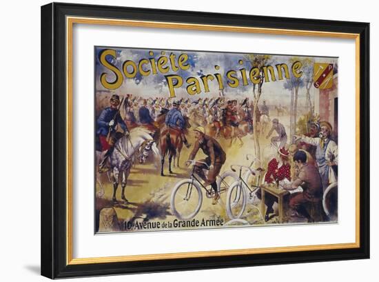 Vintage Bicycle-null-Framed Giclee Print