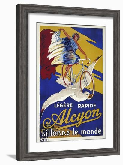 Vintage Bicycle-null-Framed Giclee Print