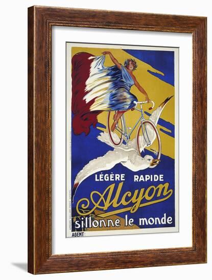 Vintage Bicycle-null-Framed Giclee Print