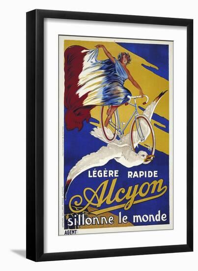 Vintage Bicycle--Framed Giclee Print