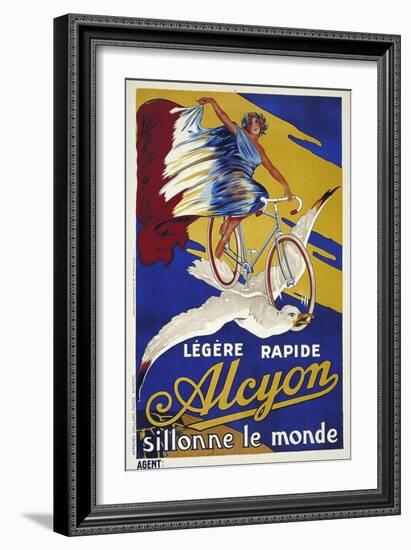 Vintage Bicycle-null-Framed Giclee Print