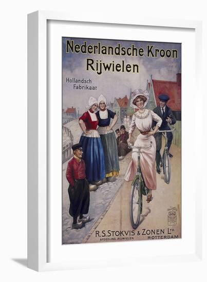 Vintage Bicycle-null-Framed Giclee Print