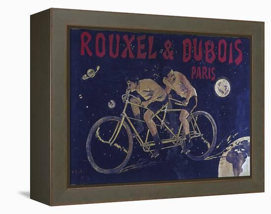 Vintage Bicycle-null-Framed Premier Image Canvas