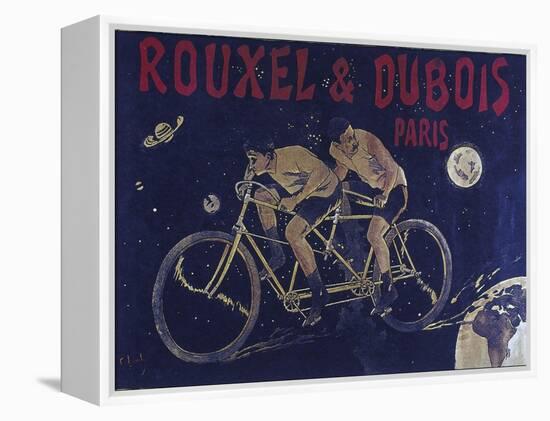 Vintage Bicycle-null-Framed Premier Image Canvas