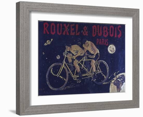 Vintage Bicycle-null-Framed Giclee Print