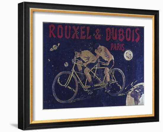 Vintage Bicycle-null-Framed Giclee Print