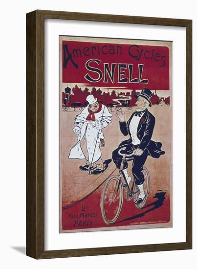 Vintage Bicycle-null-Framed Giclee Print