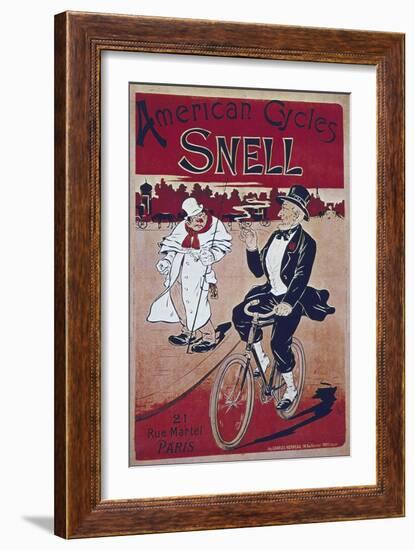 Vintage Bicycle-null-Framed Giclee Print