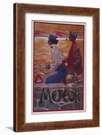 Vintage Bicycle-null-Framed Giclee Print