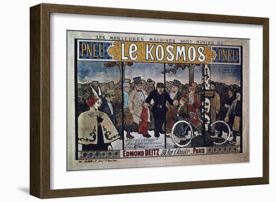 Vintage Bicycle-null-Framed Giclee Print