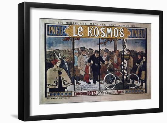 Vintage Bicycle-null-Framed Giclee Print