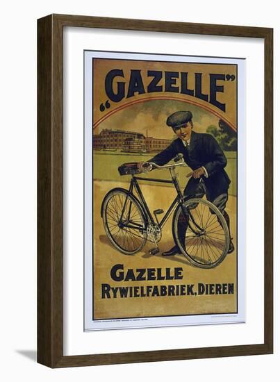 Vintage Bicycle-null-Framed Giclee Print